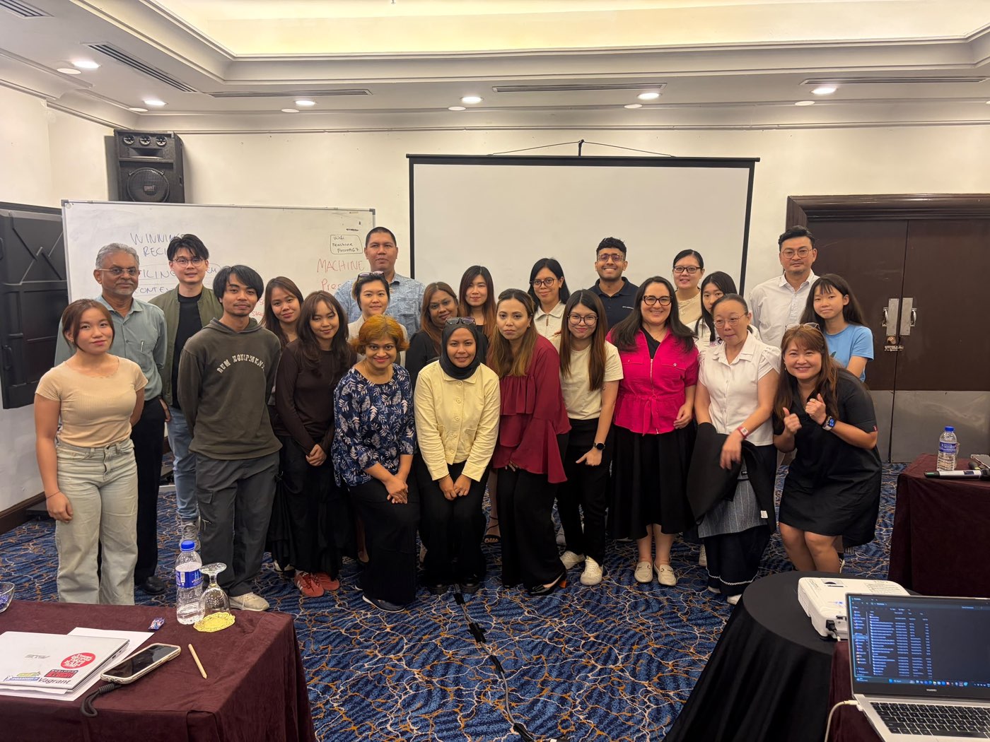Participants from a multi-company AI adoption workshop led by Sylvia Avila in Kuala Lumpur, Malaysia